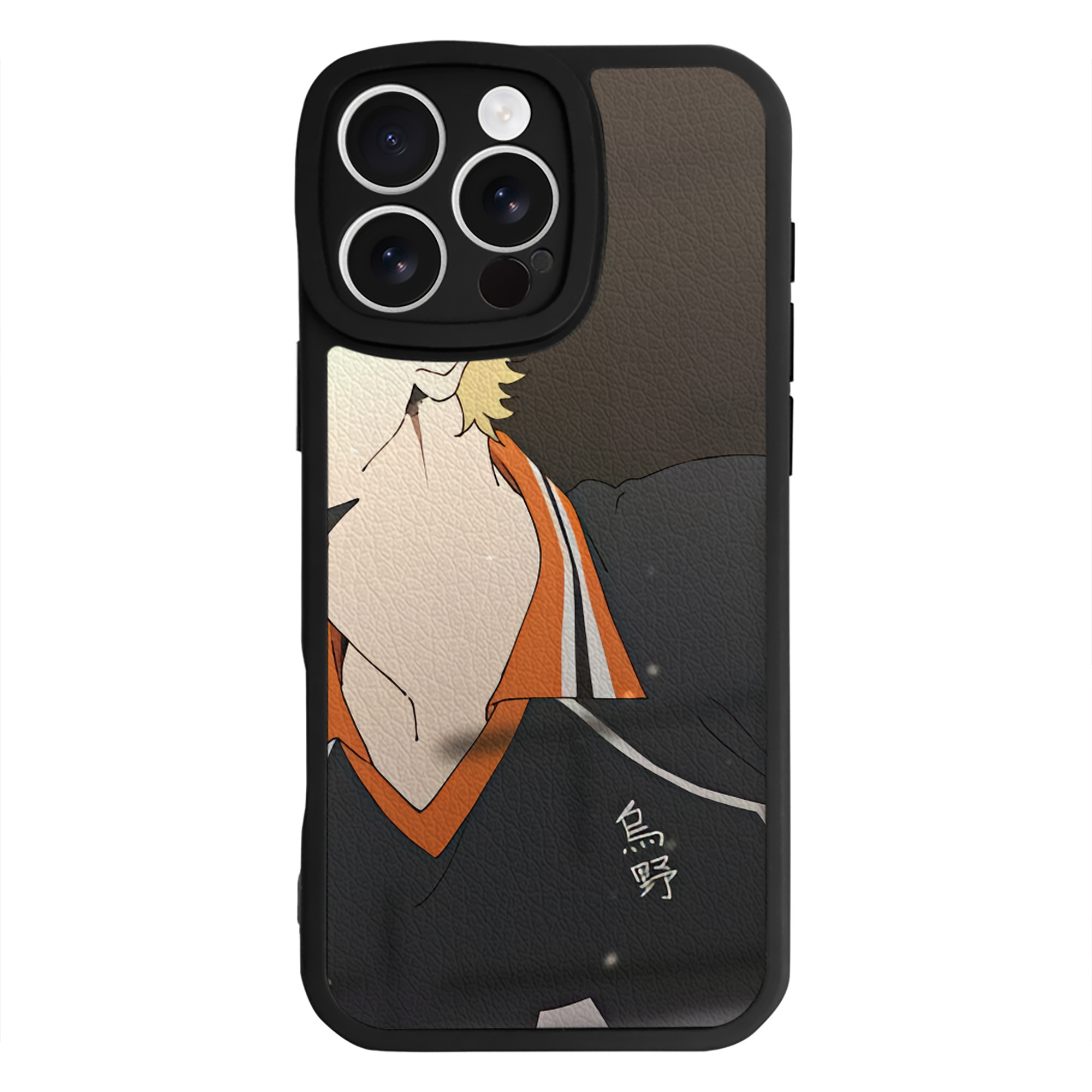 （画像用） ハイキュー!! Haikyu!! 【iPhone 16シリーズ対応】シリコンスマホケース（レザー調） 材質：シリコン